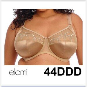 Elomi Cate Full Cup Banded Bra Underwire Nude Hazel Size 44DDD